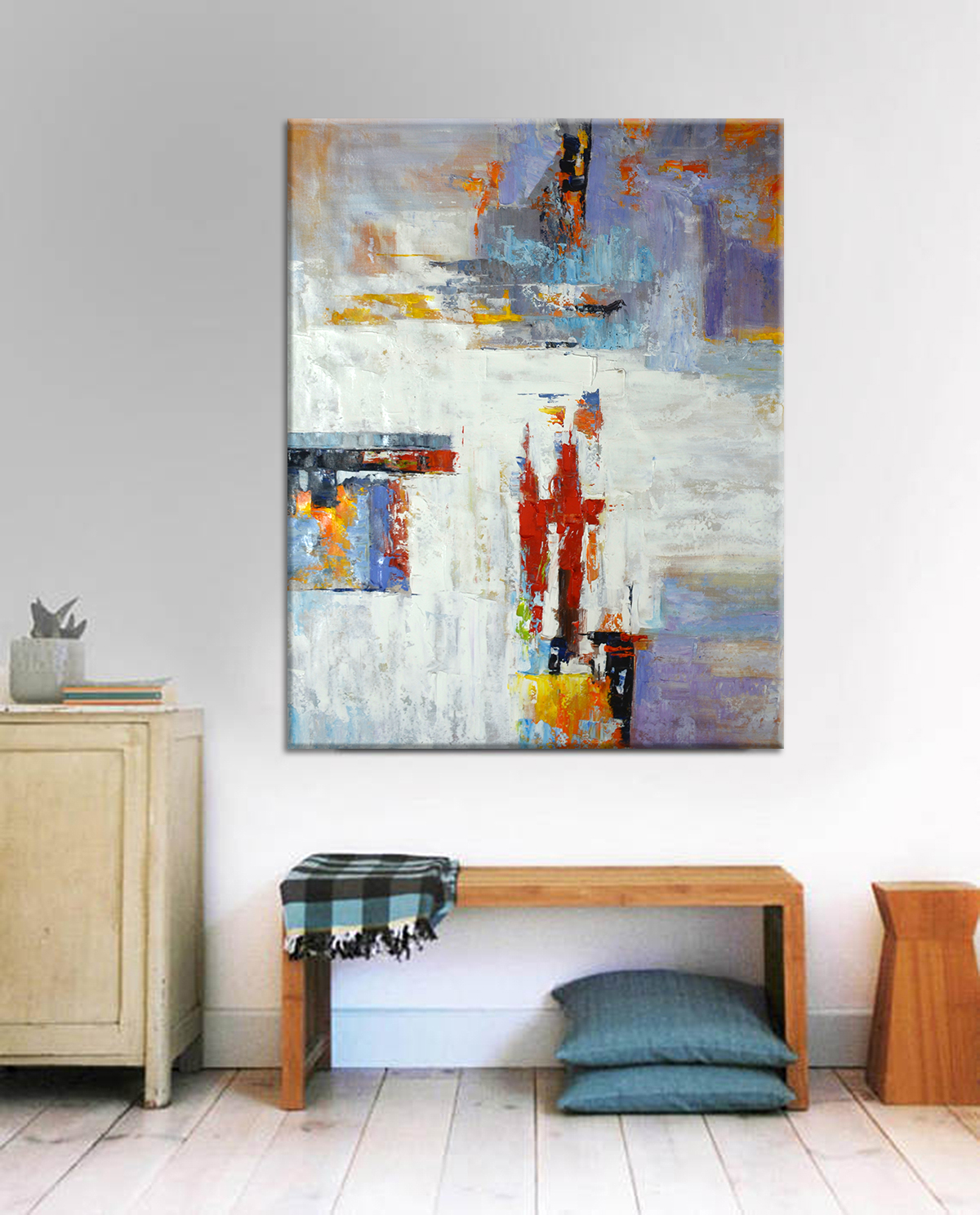 Hand-painting Abstract Oil Painting Extra Large Single Room - Click Image to Close